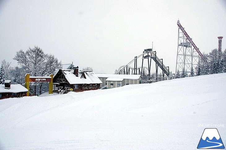 ルスツリゾート 早くも三山連結・総コース滑走距離 19.8㎞！そして、全コースパウダースノー♪